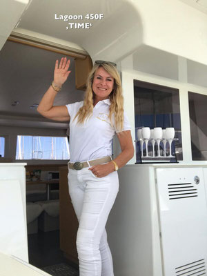 yachtcharter time lagoon 450f willkommen an bord christine reisinger